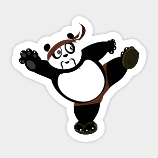 Martial Arts Panda 2 - Brown Sticker